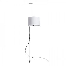 BROADWAY závěsná posuvná bílá chrom 230V E27 42W - RED - DESIGN RENDL Obrázek pro produkt BROADWAY závěsná posuvná bílá chrom 230V E27 42W - RED - DESIGN RENDL