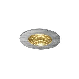 PATTA-I zápustná kartáč. hliník kruhová 230V/500mA LED 9W 38° IP65 3000K - BIG WHITE (SLV) Obrázek pro produkt PATTA-I zápustná kartáč. hliník kruhová 230V/500mA LED 9W 38° IP65 3000K - BIG WHITE (SLV)