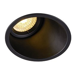 Vestavné svítidlo HORN -A, černé matné, GU10, max. 50 W - BIG WHITE (SLV) Obrázek pro produkt Vestavné svítidlo HORN -A, černé matné, GU10, max. 50 W - BIG WHITE (SLV)
