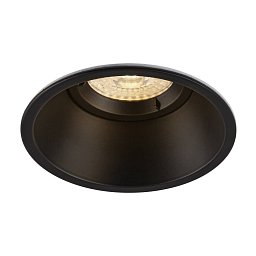 Vestavné svítidlo HORN -O, černé matné, GU10, max. 50 W - BIG WHITE (SLV) Obrázek pro produkt Vestavné svítidlo HORN -O, černé matné, GU10, max. 50 W - BIG WHITE (SLV)