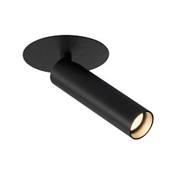 KARPO 30 jednoduché bodové svítidlo, stropní vestavné svítidlo, plochá rozeta, černé, 7,5 W LED, 3000K, - BIG WHITE (SLV) Obrázek pro produkt KARPO 30 jednoduché bodové svítidlo, stropní vestavné svítidlo, plochá rozeta, černé, 7,5 W LED, 3000K, - BIG WHITE (SLV)