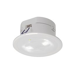 P-LIGHT Emergency light recessed, bílá - BIG WHITE (SLV) Obrázek pro produkt P-LIGHT Emergency light recessed, bílá - BIG WHITE (SLV)