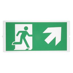 P-LIGHT Emergency , stair signs for areal light, zelená - BIG WHITE (SLV) Obrázek pro produkt P-LIGHT Emergency , stair signs for areal light, zelená - BIG WHITE (SLV)