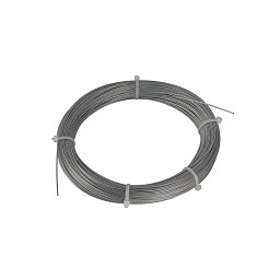 Ocelové pozinkované lano 0,75mm s pláštěm PVC - prstenec 100 m - BIG WHITE (SLV) Obrázek pro produkt Ocelové pozinkované lano 0,75mm s pláštěm PVC - prstenec 100 m - BIG WHITE (SLV)