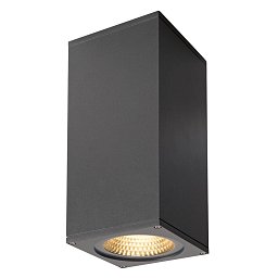 BIG THEOWALL venkovní nástěnné svítidlo 17,5W + 6,2W LED 3000K Flood up/Beam down antracit - BIG WHITE (SLV) Obrázek pro produkt BIG THEOWALL venkovní nástěnné svítidlo 17,5W + 6,2W LED 3000K Flood up/Beam down antracit - BIG WHITE (SLV)