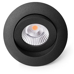 Zápustné svítidlo Allround Gyro 10W černé 2700K 520lm 230V - TLG Obrázek pro produkt Zápustné svítidlo Allround Gyro 10W černé 2700K 520lm 230V - TLG