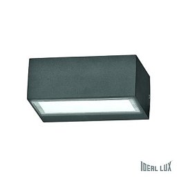 Venkovní nástěnné svítidlo Ideal Lux Twin AP1 antracite 115368 antracitové IP44 - IDEALLUX Obrázek pro produkt Venkovní nástěnné svítidlo Ideal Lux Twin AP1 antracite 115368 antracitové IP44 - IDEALLUX