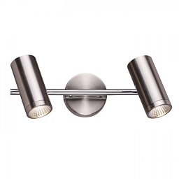 BOGARD II nástěnná matný nikl 230V LED 2x5W 40° 3000K - RED - DESIGN RENDL Obrázek pro produkt BOGARD II nástěnná matný nikl 230V LED 2x5W 40° 3000K - RED - DESIGN RENDL