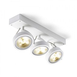KELLY III nástěnná bílá 230V/12V G53 3x50W - RED - DESIGN RENDL Obrázek pro produkt KELLY III nástěnná bílá 230V/12V G53 3x50W - RED - DESIGN RENDL