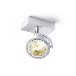 KELLY I nástěnná česaný hliník 230V/12V G53 50W - RED - DESIGN RENDL Obrázek pro produkt KELLY I nástěnná česaný hliník 230V/12V G53 50W - RED - DESIGN RENDL