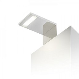 PARIS na skříňku chrom 230V LED 3W IP44 3000K - RED - DESIGN RENDL Obrázek pro produkt PARIS na skříňku chrom 230V LED 3W IP44 3000K - RED - DESIGN RENDL