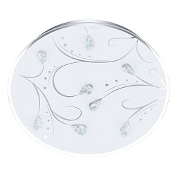 Svítidlo LED-DL Ø315 WEISS/KRISTALL 'SORRENTA 1' - EGLO Obrázek pro produkt Svítidlo LED-DL Ø315 WEISS/KRISTALL 'SORRENTA 1' - EGLO