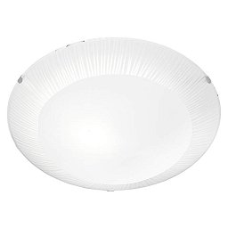 Stropní svítidlo BIANCA průměr 30cm 1x40W E27 matný nikl / bílé sklo - TRIO Obrázek pro produkt Stropní svítidlo BIANCA průměr 30cm 1x40W E27 matný nikl / bílé sklo - TRIO