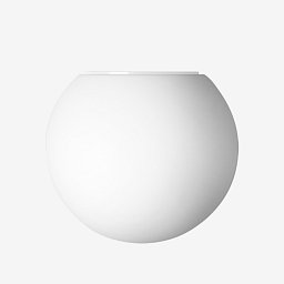 Svítidlo ALFA přisazené 1x33W G9 sklo opál průměr 115mm - LUCIS Obrázek pro produkt Svítidlo ALFA přisazené 1x33W G9 sklo opál průměr 115mm - LUCIS