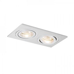 PASADENA GU10 SQ II zápustná česaný hliník 230V GU10 2x50W - RED - DESIGN RENDL Obrázek pro produkt PASADENA GU10 SQ II zápustná česaný hliník 230V GU10 2x50W - RED - DESIGN RENDL