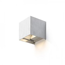 TITO SQ nástěnná česaný hliník 230V LED 6W IP54 3000K - RED - DESIGN RENDL Obrázek pro produkt TITO SQ nástěnná česaný hliník 230V LED 6W IP54 3000K - RED - DESIGN RENDL