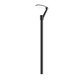 Venkovní sloupové svítidlo SYNDY LARGE 4m 39W 4000K 2787lm IP65 černá RAL9011 - LIGMAN Obrázek pro produkt Venkovní sloupové svítidlo SYNDY LARGE 4m 39W 4000K 2787lm IP65 černá RAL9011 - LIGMAN