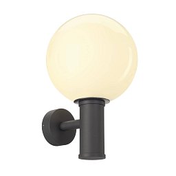 GLOO PURE WL, venkovní nástěnné nástavbové svítidlo, E27, antracit, IP44 - BIG WHITE (SLV) Obrázek pro produkt GLOO PURE WL, venkovní nástěnné nástavbové svítidlo, E27, antracit, IP44 - BIG WHITE (SLV)