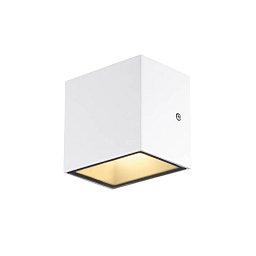 SITRA CUBE WL, LED venkovní nástěnné a stropní nástavbové svítidlo, bílá, IP44, 3000K, 10W - BIG WHITE (SLV) Obrázek pro produkt SITRA CUBE WL, LED venkovní nástěnné a stropní nástavbové svítidlo, bílá, IP44, 3000K, 10W - BIG WHITE (SLV)