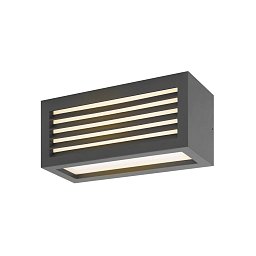 BOX_L, LED venkovní nástěnné a stropní nástavbové svítidlo, antracit, IP44, 3000K, 19W - BIG WHITE (SLV) Obrázek pro produkt BOX_L, LED venkovní nástěnné a stropní nástavbové svítidlo, antracit, IP44, 3000K, 19W - BIG WHITE (SLV)
