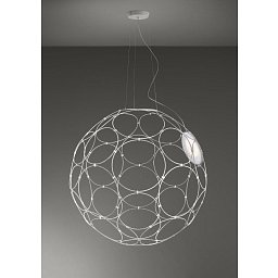 Závěsné svítidlo GIRO 67cm LED 17W 1850lm 3000K bílé - FABBIAN Obrázek pro produkt Závěsné svítidlo GIRO 67cm LED 17W 1850lm 3000K bílé - FABBIAN