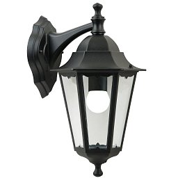 Venkovní nástěnné svítidlo Cardiff 1x60W E27 černá čirá - NORDLUX Obrázek pro produkt Venkovní nástěnné svítidlo Cardiff 1x60W E27 černá čirá - NORDLUX