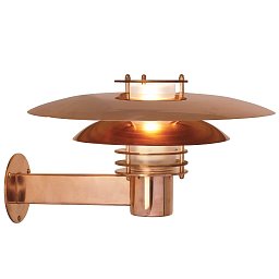 Venkovní nástěnné svítidlo Phoenix 1x16W E27 měď Satinated - NORDLUX Obrázek pro produkt Venkovní nástěnné svítidlo Phoenix 1x16W E27 měď Satinated - NORDLUX