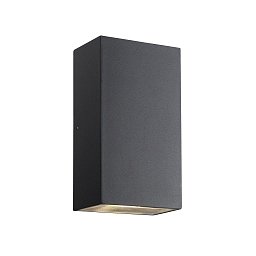 Venkovní nástěnné svítidlo Rold 1x9,5W LED černá čirá - NORDLUX Obrázek pro produkt Venkovní nástěnné svítidlo Rold 1x9,5W LED černá čirá - NORDLUX