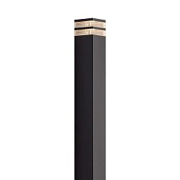 Venkovní sloupkové svítidlo Elm 1x40W E27 černá čirá - NORDLUX Obrázek pro produkt Venkovní sloupkové svítidlo Elm 1x40W E27 černá čirá - NORDLUX
