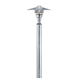 Venkovní sloupkové svítidlo Vejers 2M 1x60W E27 galvanizovaná čirá - NORDLUX Obrázek pro produkt Venkovní sloupkové svítidlo Vejers 2M 1x60W E27 galvanizovaná čirá - NORDLUX
