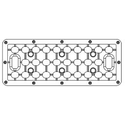 SADA 5 čoček 60x90d pro SVÍTIDLO EXTREMA - CENTURY Obrázek pro produkt SADA 5 čoček 60x90d pro SVÍTIDLO EXTREMA - CENTURY