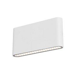 Fasádní LED FORMA bílé oboustranné 12W 230V 3000K 820Lm 120d 175x90mm IP54 - CENTURY Obrázek pro produkt Fasádní LED FORMA bílé oboustranné 12W 230V 3000K 820Lm 120d 175x90mm IP54 - CENTURY