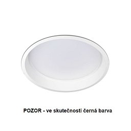 Zápustné svítidlo LIM kulaté černé LED 12W 4000K Ø150mm kulaté - KOHL-Lighting Obrázek pro produkt Zápustné svítidlo LIM kulaté černé LED 12W 4000K Ø150mm kulaté - KOHL-Lighting