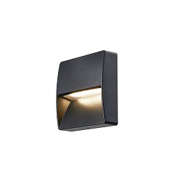 DOWNUNDER OUT square WL, Outdoor, nástěnné vestavné LED svítidlo, antracitové, 3000K - BIG WHITE (SLV) Obrázek pro produkt DOWNUNDER OUT square WL, Outdoor, nástěnné vestavné LED svítidlo, antracitové, 3000K - BIG WHITE (SLV)