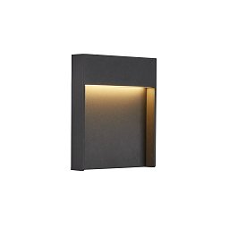 FLATT Outdoor, nástěnné LED svítidlo, 3000K, IP65, antracitové - BIG WHITE (SLV) Obrázek pro produkt FLATT Outdoor, nástěnné LED svítidlo, 3000K, IP65, antracitové - BIG WHITE (SLV)