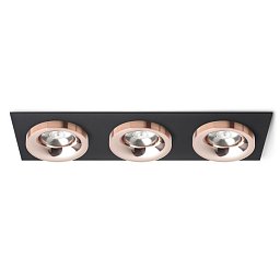 SHARM SQ III zápustná černá měď/měď 230V LED 3x10W 24° 3000K - RED - DESIGN RENDL Obrázek pro produkt SHARM SQ III zápustná černá měď/měď 230V LED 3x10W 24° 3000K - RED - DESIGN RENDL