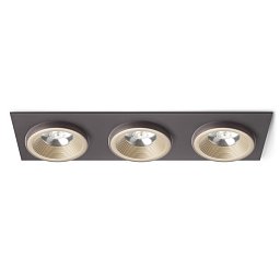 SHARM SQ III zápustná perleťová zlatá/hnědá 230V LED 3x10W 24° 3000K - RED - DESIGN RENDL Obrázek pro produkt SHARM SQ III zápustná perleťová zlatá/hnědá 230V LED 3x10W 24° 3000K - RED - DESIGN RENDL