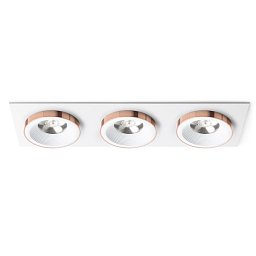 SHARM SQ III zápustná bílá měď 230V LED 3x10W 24° 3000K - RED - DESIGN RENDL Obrázek pro produkt SHARM SQ III zápustná bílá měď 230V LED 3x10W 24° 3000K - RED - DESIGN RENDL