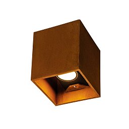 RUSTY® UP/DOWN WL venkovní LED nástěnné přisazené svítidlo hranaté rezavé CCT switch 3000/4000 K - BIG WHITE (SLV) Obrázek pro produkt RUSTY® UP/DOWN WL venkovní LED nástěnné přisazené svítidlo hranaté rezavé CCT switch 3000/4000 K - BIG WHITE (SLV)