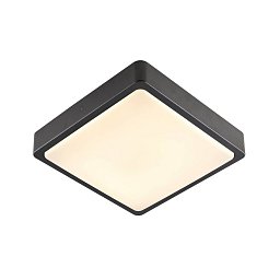 AINOS SQUARE SENSOR Outdoor, nástěnné a stropní LED svítidlo, antracitové, spínač CCT 3000/4000K - BIG WHITE (SLV) Obrázek pro produkt AINOS SQUARE SENSOR Outdoor, nástěnné a stropní LED svítidlo, antracitové, spínač CCT 3000/4000K - BIG WHITE (SLV)