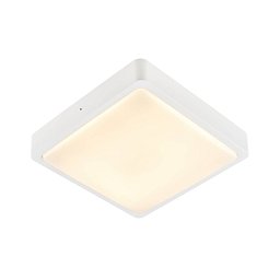 AINOS SQUARE Outdoor, nástěnné a stropní LED svítidlo, bílé, spínač CCT 3000/4000K - BIG WHITE (SLV) Obrázek pro produkt AINOS SQUARE Outdoor, nástěnné a stropní LED svítidlo, bílé, spínač CCT 3000/4000K - BIG WHITE (SLV)