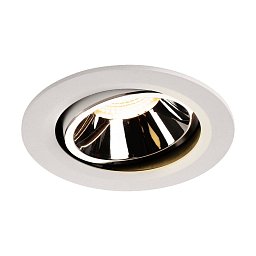 NUMINOS® MOVE DL L vnitřní LED zápustné stropní svítidlo bílá/chrom 3000 K 20° otočné a výkyvné - BIG WHITE (SLV) Obrázek pro produkt NUMINOS® MOVE DL L vnitřní LED zápustné stropní svítidlo bílá/chrom 3000 K 20° otočné a výkyvné - BIG WHITE (SLV)