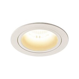 NUMINOS® DL M vnitřní LED zápustné stropní svítidlo bílá/bílá 3000 K 20° včetně listových pružin - BIG WHITE (SLV) Obrázek pro produkt NUMINOS® DL M vnitřní LED zápustné stropní svítidlo bílá/bílá 3000 K 20° včetně listových pružin - BIG WHITE (SLV)