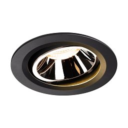 NUMINOS® MOVE DL L vnitřní LED zápustné stropní svítidlo černá/chrom 2700 K 20° otočné a výkyvné - BIG WHITE (SLV) Obrázek pro produkt NUMINOS® MOVE DL L vnitřní LED zápustné stropní svítidlo černá/chrom 2700 K 20° otočné a výkyvné - BIG WHITE (SLV)