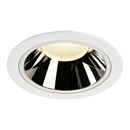 NUMINOS® DL XL vnitřní LED zápustné stropní svítidlo bílá/chrom 3000 K 40° - BIG WHITE (SLV) Obrázek pro produkt NUMINOS® DL XL vnitřní LED zápustné stropní svítidlo bílá/chrom 3000 K 40° - BIG WHITE (SLV)