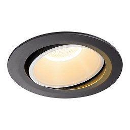 NUMINOS® MOVE DL XL vnitřní LED zápustné stropní svítidlo černá/bílá 2700 K 55° otočné a výkyvné - BIG WHITE (SLV) Obrázek pro produkt NUMINOS® MOVE DL XL vnitřní LED zápustné stropní svítidlo černá/bílá 2700 K 55° otočné a výkyvné - BIG WHITE (SLV)