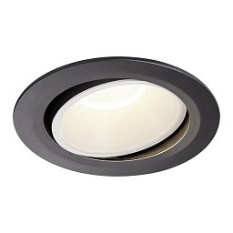 NUMINOS® MOVE DL XL vnitřní LED zápustné stropní svítidlo černá/bílá 4000 K 20° otočné a výkyvné - BIG WHITE (SLV) Obrázek pro produkt NUMINOS® MOVE DL XL vnitřní LED zápustné stropní svítidlo černá/bílá 4000 K 20° otočné a výkyvné - BIG WHITE (SLV)
