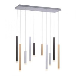 PURE-GEMIN LED závěsné svítidlo v barvě hliníku s funkcí stmívání a nastavitelnou výškou SimplyDim 3000K - PAUL NEUHAUS Obrázek pro produkt PURE-GEMIN LED závěsné svítidlo v barvě hliníku s funkcí stmívání a nastavitelnou výškou SimplyDim 3000K - PAUL NEUHAUS