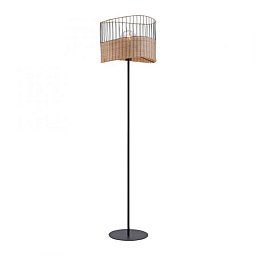 REED Stojací svítidlo z kovu a dřeva v rustikálním vintage designu - LEUCHTEN DIREKT / JUST LIGHT Obrázek pro produkt REED Stojací svítidlo z kovu a dřeva v rustikálním vintage designu - LEUCHTEN DIREKT / JUST LIGHT
