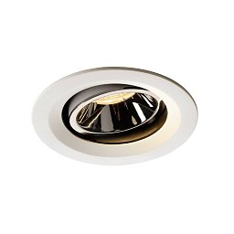 NUMINOS® MOVE DL M vnitřní LED zápustné stropní svítidlo bílá/chrom 3000 K 20° otočné a výkyvné - BIG WHITE (SLV) Obrázek pro produkt NUMINOS® MOVE DL M vnitřní LED zápustné stropní svítidlo bílá/chrom 3000 K 20° otočné a výkyvné - BIG WHITE (SLV)